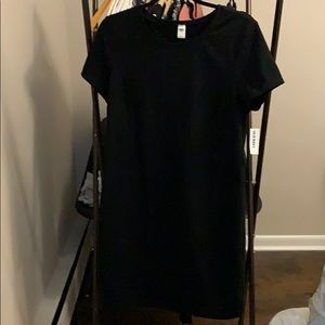 Old Navy black t shirt dress NWT